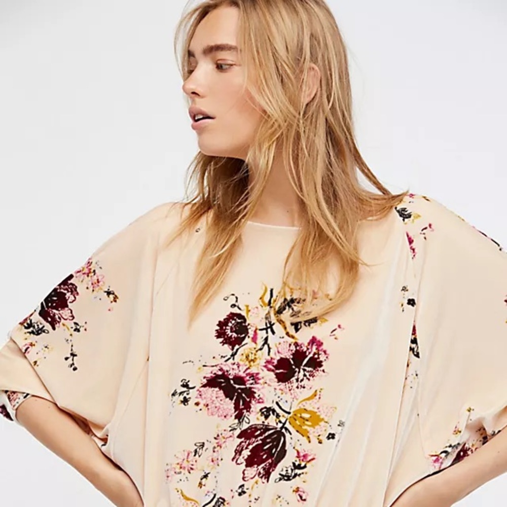 Free People Women’s Velvet Slouchy Babe Bodysuit - Picture 3 of 8